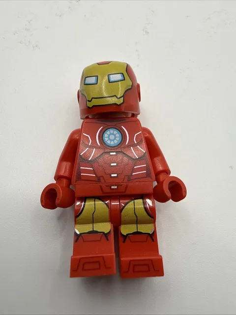 NEW LEGO Iron Man Minifigure Avengers Sh0952 Tony Stark Marvel 10794