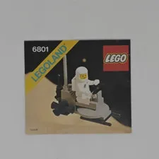 Vintage Lego Space Instructions Only 1980s Legoland 6823 No Bricks