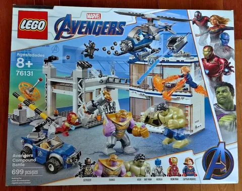 LEGO 76131 Marvel Super Heroes Avengers Compound Battle Brand New Sealed Box