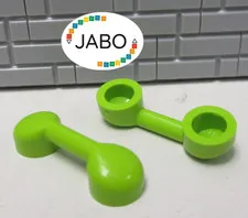 (B8/5/4) LEGO 2x 6190 Handle / Phone Handset Lime Green