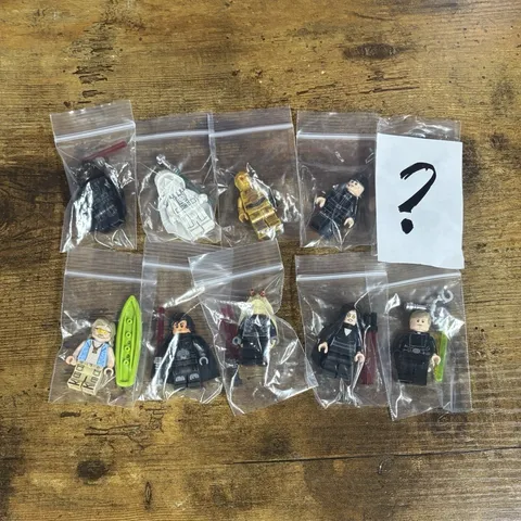 LEGO Star Wars Minifigure Lot, 9 minifigures + 1 mystery
