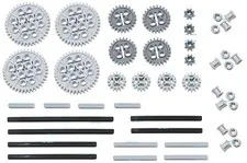 LEGO Technic Mindstorms nxt 46pc gear axle pack SET lot (motor power functions)2