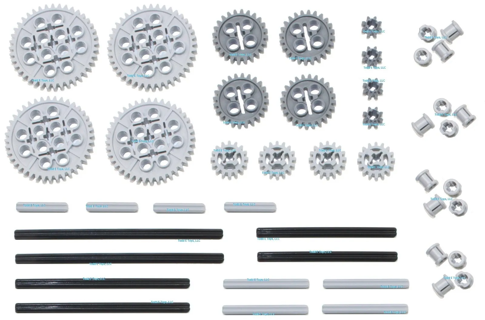 LEGO Technic Mindstorms nxt 46pc gear axle pack SET lot (motor power functions)2