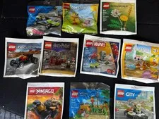 10 x LEGO  Polybags Batman Harry Potter Technic Ninjago City Marvel Creator New