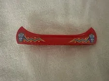 Lego Red Islanders Pattern Minifigure Canoe Boat
