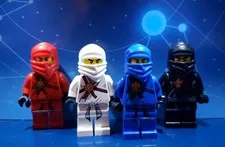 Lego Ninjago Minifigure Lot GOLDEN WEAPONS KAI Jay ZANE Master Of Elements