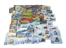 Bulk Lot of 50 LEGO CITY Instruction Manuals Booklets Disney Elves Marvel City +
