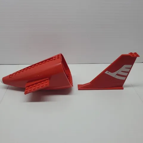 Lego City Red Airplane Parts