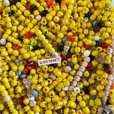 LEGO x50 Headpieces - CITY People Faces Male Female Yellow Hero Minifigure Parts