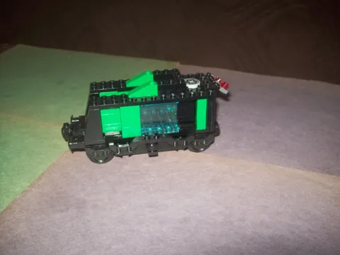 LEGO TRAIN GREEN TENDER CAR PARTS AND PIECES
