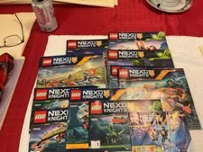 Lot of 13 Nexo Knights Manuals