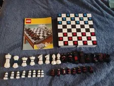 LEGO Set 40174 Chess and Checkers Set With Instructions Book, No Box.