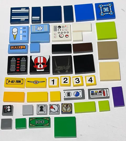 LEGO® Tile 3068 (2 x 2) 3069 (1 x 2) 3070 (1 x 1) (Choose Option)