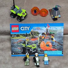 LEGO City 60120 Volcano Starter Set Volcano Explorers 83pc w/Instructions