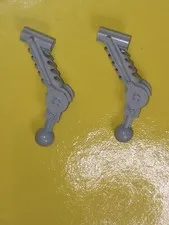 2 Lego 32476 Light Bluish Gray Bionicle Arm 5 x 7 Dual Axle Hole 90 d Star Wars 