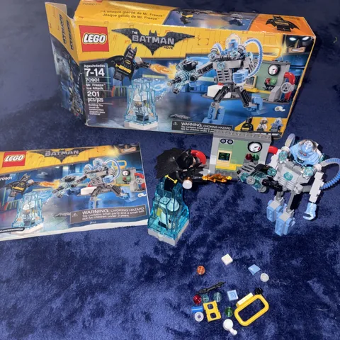 LEGO Batman Movie 70901 Mr. Freeze Ice Attack Near Complete w/ Minifigs Manual