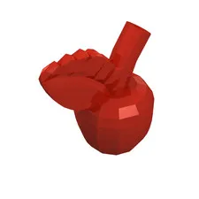 5x LEGO® Part 33051 - Apple