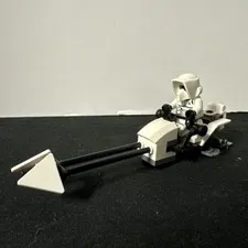 Lego Star Wars Scout Trooper SW1007 minifigure with hoth speeder bike
