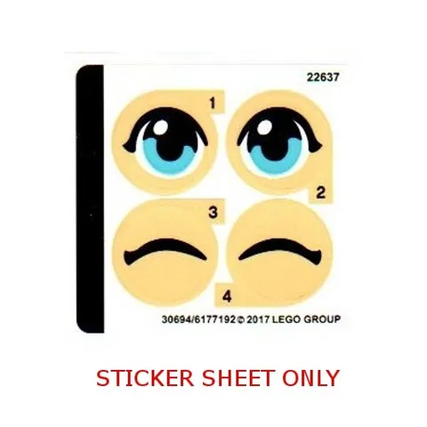 LEGO 40171 - Friends - 	Hedgehog Storage - STICKER SHEET