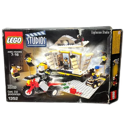 LEGO Studios 1352 Explosion Studio Box Retired 2000s Set - EMPTY PACKAGING ONLY