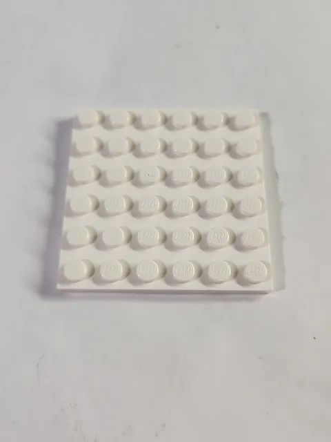 LEGO Parts ● White Plate 6 x 6 Square ● # 3958 ● QTY 1