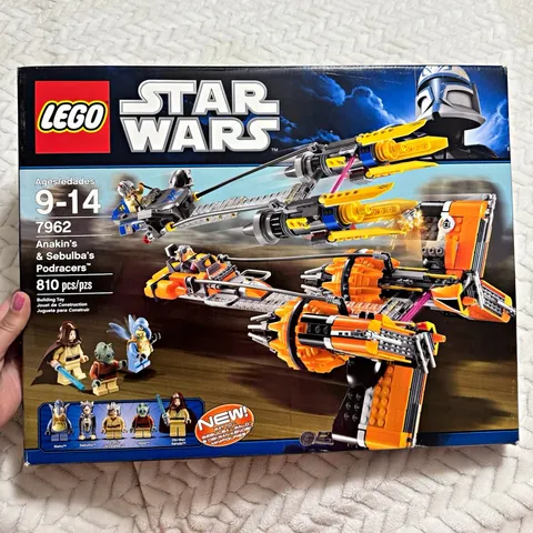 LEGO Star Wars 7962 Anakin's & Sebulba's Podracers 810 Pcs Box (Ages 9-14)