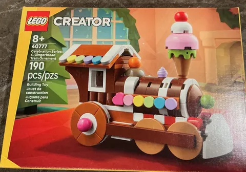 LEGO #40777 Creator Gingerbread Train Ornament Set, 190 pcs, New Kids Toy NEW