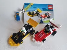 LEGO 1665 Dual FX Racers 1990 Complete incl Instructions 1665-1 Racer Town