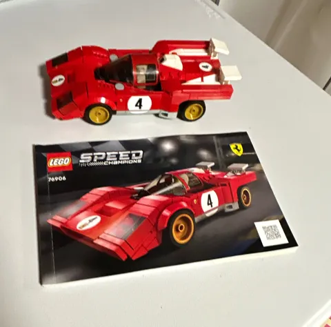 LEGO Speed Champions 76906 1970 Ferrari 512 M w/ Instructions, No Box
