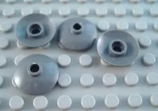 New LEGO 4 Dark Bluish Gray 2x2 Space Radar Dishes Parts and Pieces