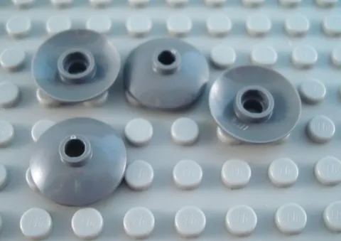 New LEGO 4 Dark Bluish Gray 2x2 Space Radar Dishes Parts and Pieces