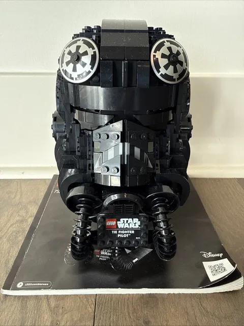 LEGO 75274 TIE Fighter Pilot Helmet Star Wars Complete With Manual No Box