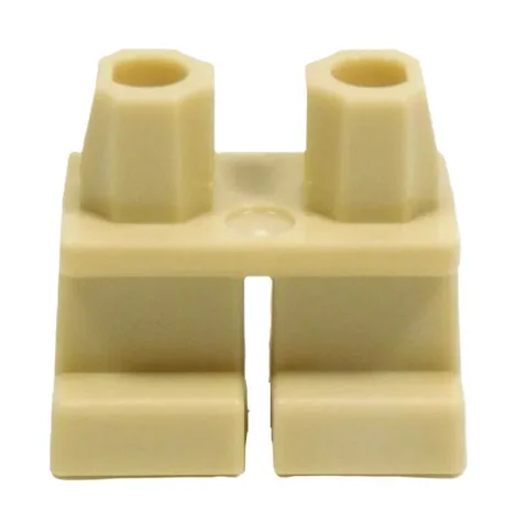 Lego New DOBBY Minifigure Short LEGS Tan Jeans Pants Plain Body Part 41879 D518
