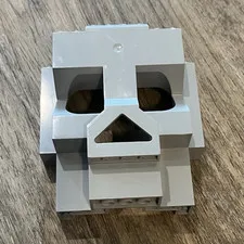 LEGO Gray Brick Skull Head Piece
