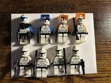 Lego Rare 2008 Clone Wars Phase 1 Rex Cody Lot