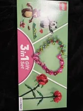 LEGO Hearts & Flowers Gift Set, 3 in 1 Building Toy Set, 661 Pieces, Multicolor,