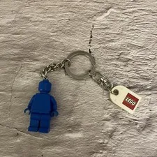 Lego VIP Program Minifigure Key Chain in Blue 2023 Retired Product