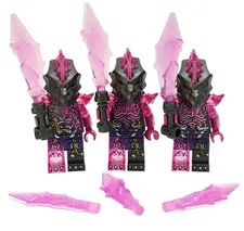 Lego Ninjago Crystalized Vengestone Minifigure Parts & Weapon Accessories Lot