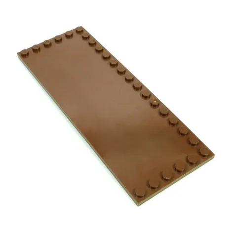 1x LEGO Modified Tile 6x16 Brown Basic Studs Edge Plate 4162492 6205