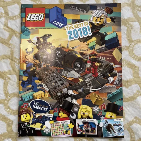 LEGO Life Magazine The Best Of 2018 Comics Activities Cool Creations Poster New