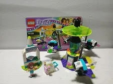 Lego Friends 41128 Amusement Park Space Ride - Used Complete Retired w/ Manual