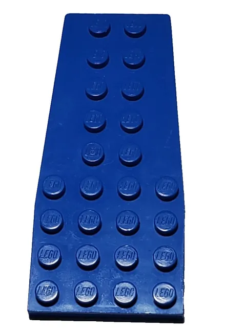 Blue Lego Part 2413 Wedge Plate 4x9 without Stud Notches