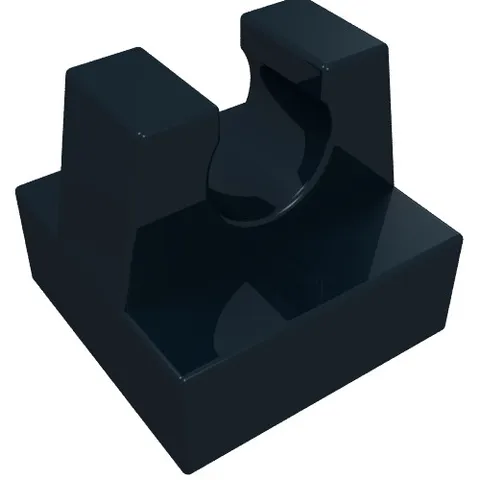 LEGO Part 2555 - Tile Special 1 x 1 with Clip and Straight Tip - Pick Your Color