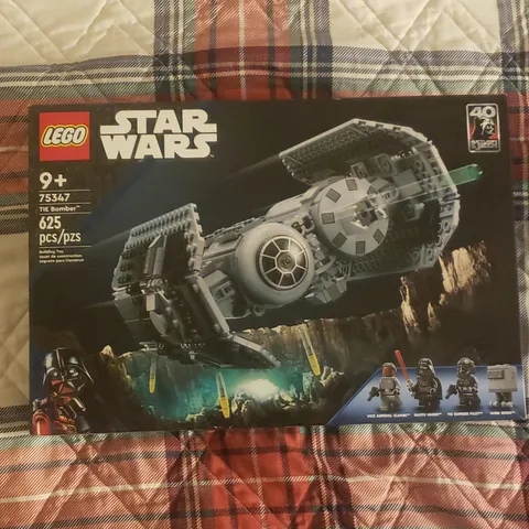 LEGO Star Wars TIE Bomber 75347 Complete Set 625 pcs 9+ 40th Anniversary Box