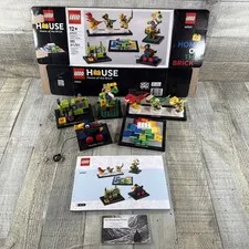Lego 40563 GWP Tribute to LEGO House set 99% Complete W/Box and Manual  Assembl