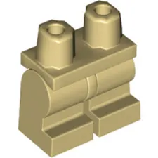 LEGO Tan Hips and Medium Legs Plain 970cm00 Used Genuine