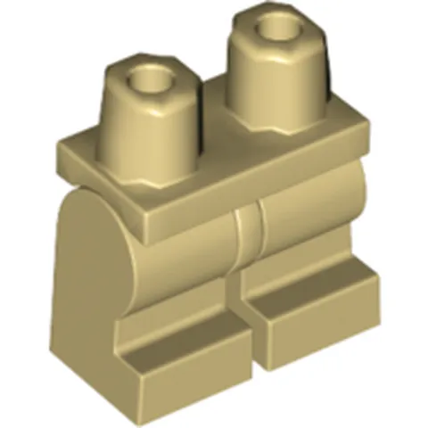 LEGO Tan Hips and Medium Legs Plain 970cm00 Used Genuine