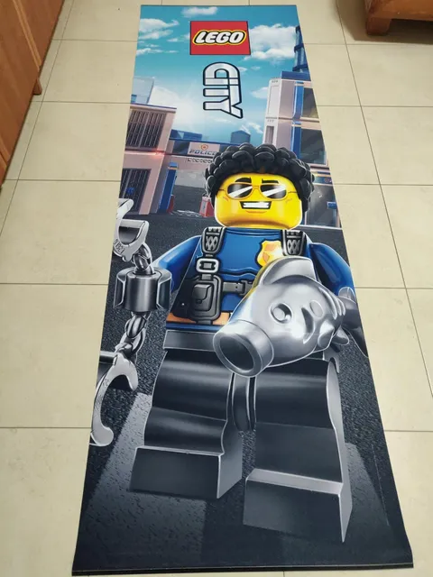 LEGO City Double Sided Promo Poster Duke DeTain Police Chase Large Banner Sign