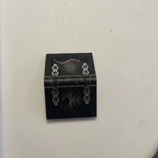 LEGO HARRY POTTER - Gray Book 2 x 3 with Hinges and Ghost Face Pattern