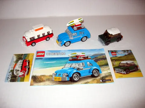 LEGO LOT 40252 Mini Volkswagen Beetle 40079 Mini VW Camper Van 40109 Mini Cooper